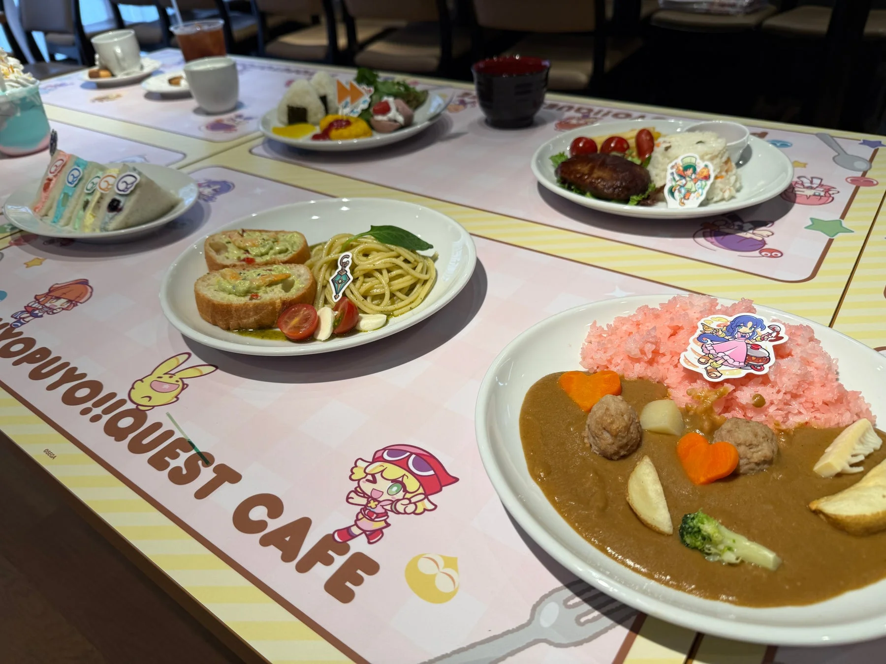 ぷよクエカフェ2026 オリジナルメニュー例