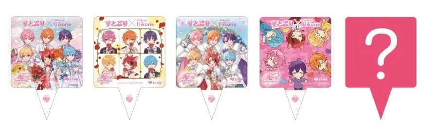 すとぷりメンバーのイラストが描かれたフードピック