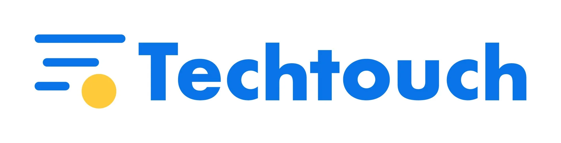 Techtouchのロゴとナビゲーションの例