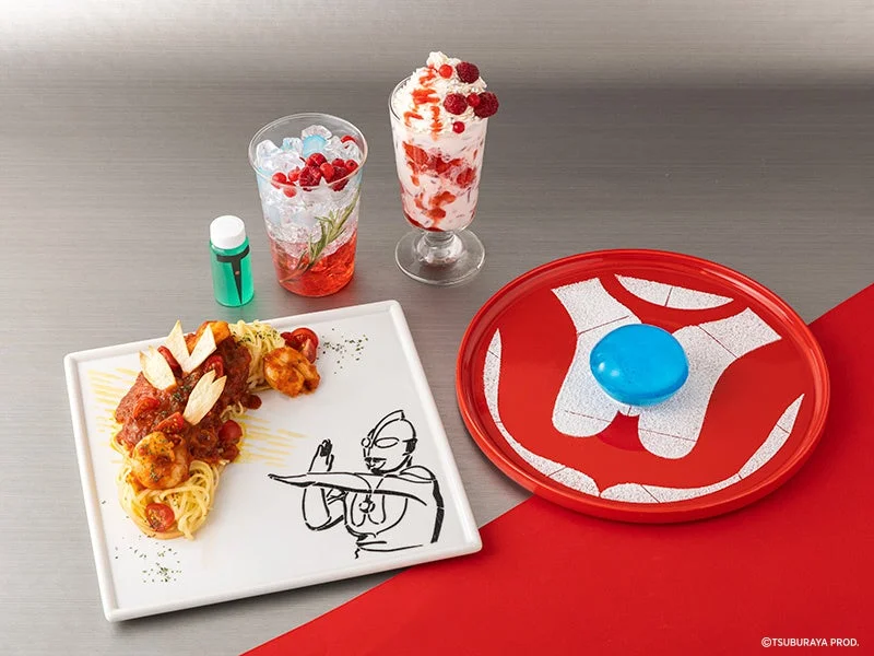 ウルトラマンコラボカフェのメニューイメージ