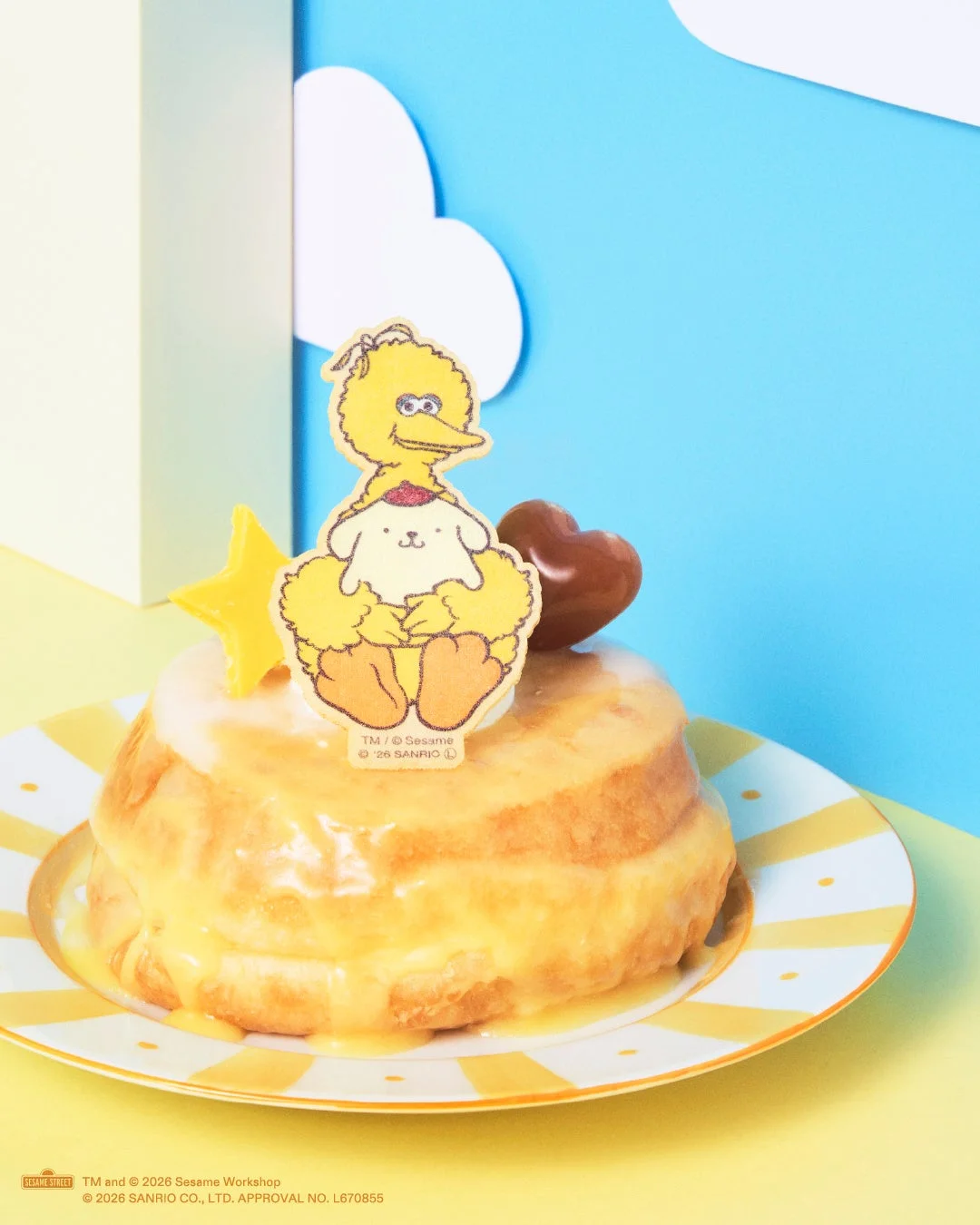 ビッグバード×ポムポムプリンドーナツ