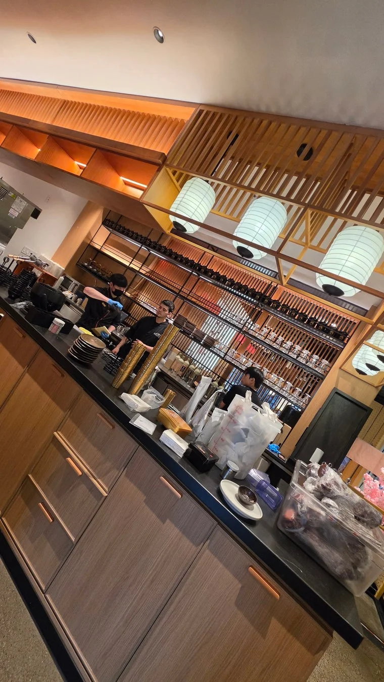 天丼 琥珀の厨房風景