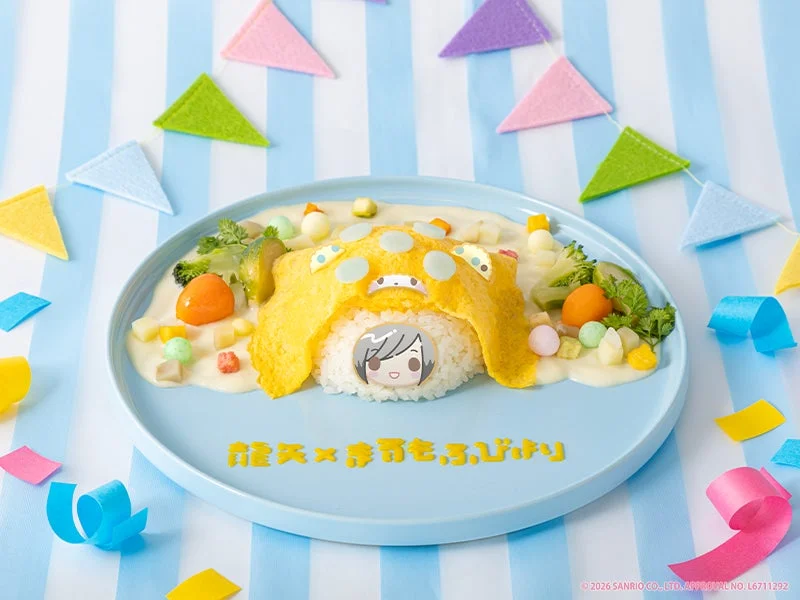 龍矢とモップのブランケットオムライス