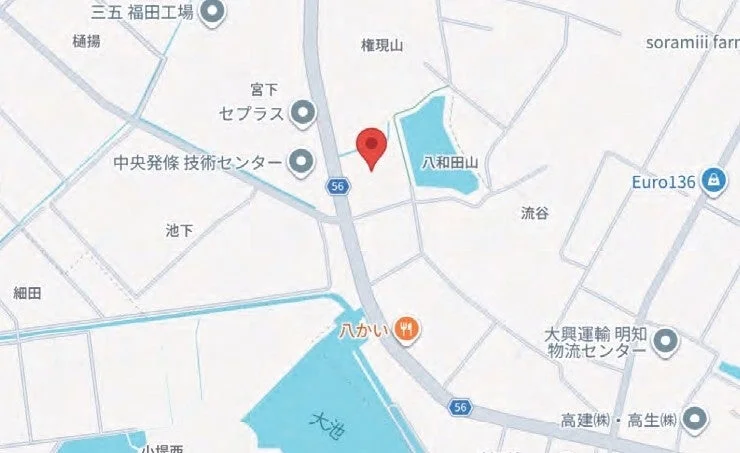 愛知みよし系統連携蓄電池シリーズの立地地図