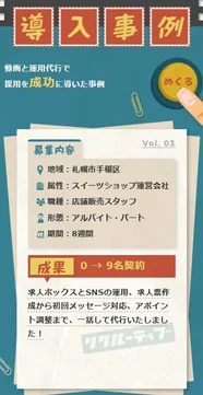 採用代行サービス「リクルーティブ」の導入事例