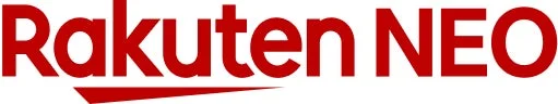 白地に赤色で「Rakuten NEO」と書かれたロゴマークです。楽天グループのサービス名またはブランド名を示しています。