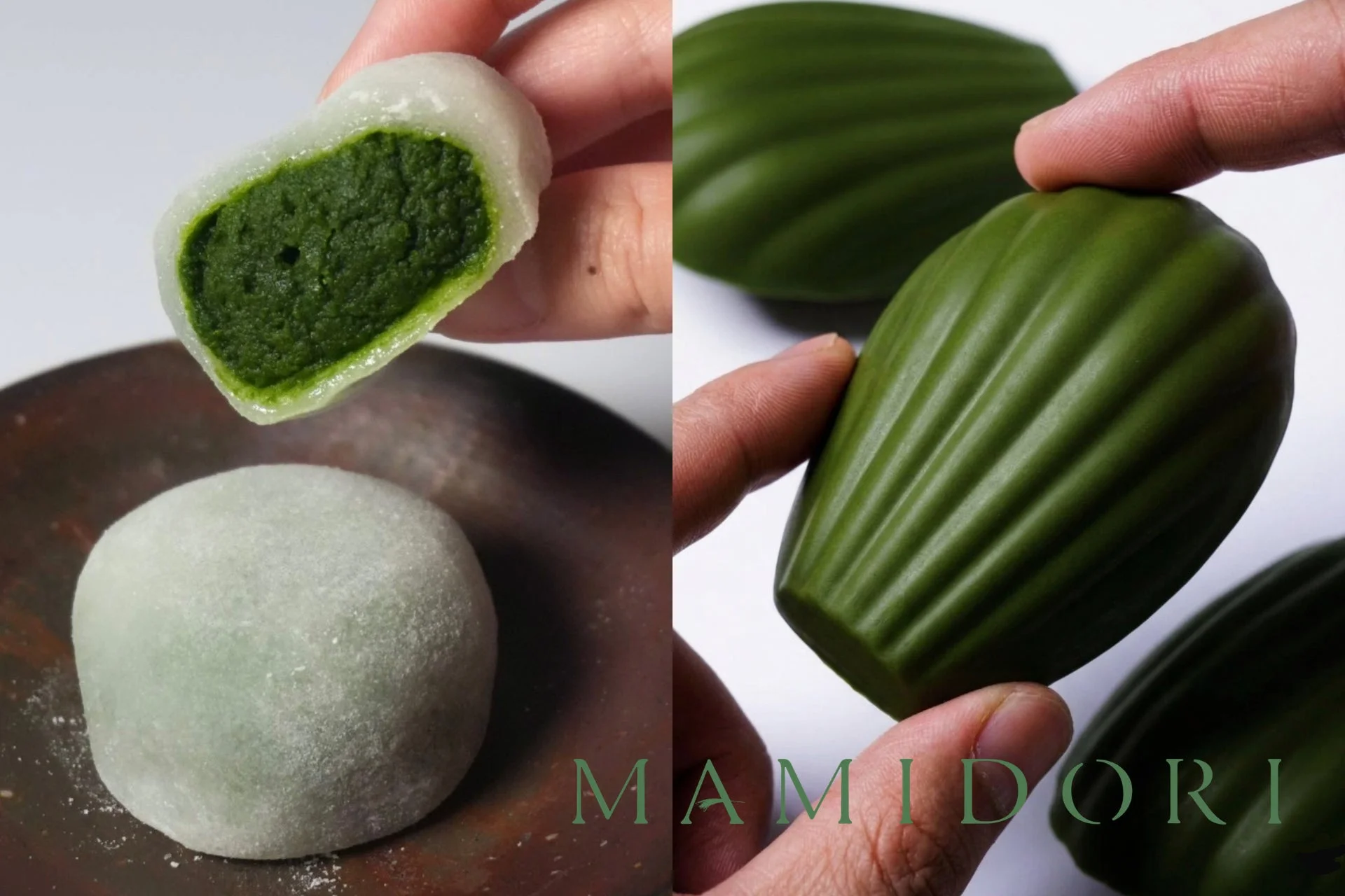 大福とマドレーヌのセット
