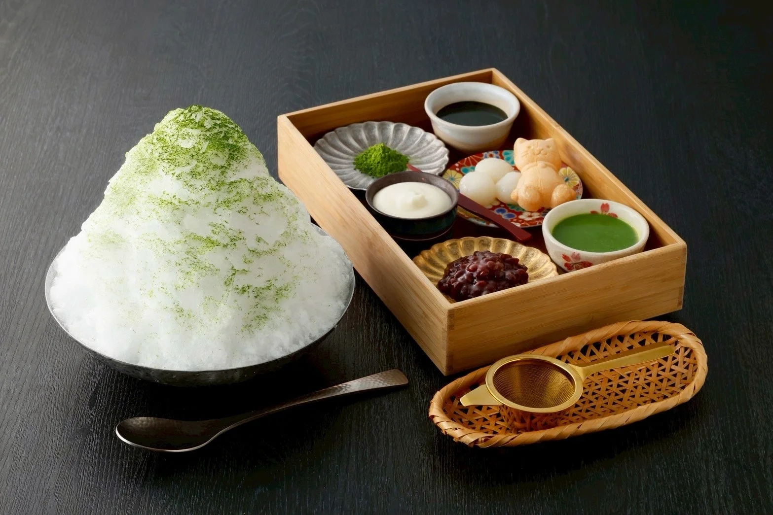 抹茶のかき氷