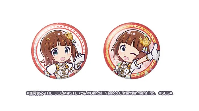 アイドルマスター×ぷよクエ ホログラム缶バッジ