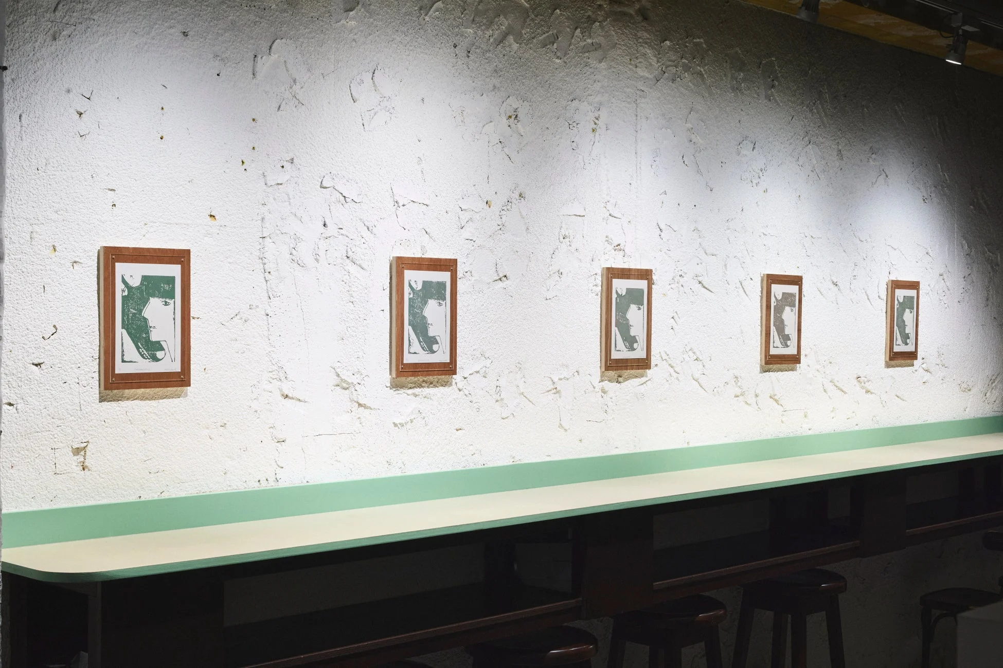 アートかビーフンか白厨に展示された作品