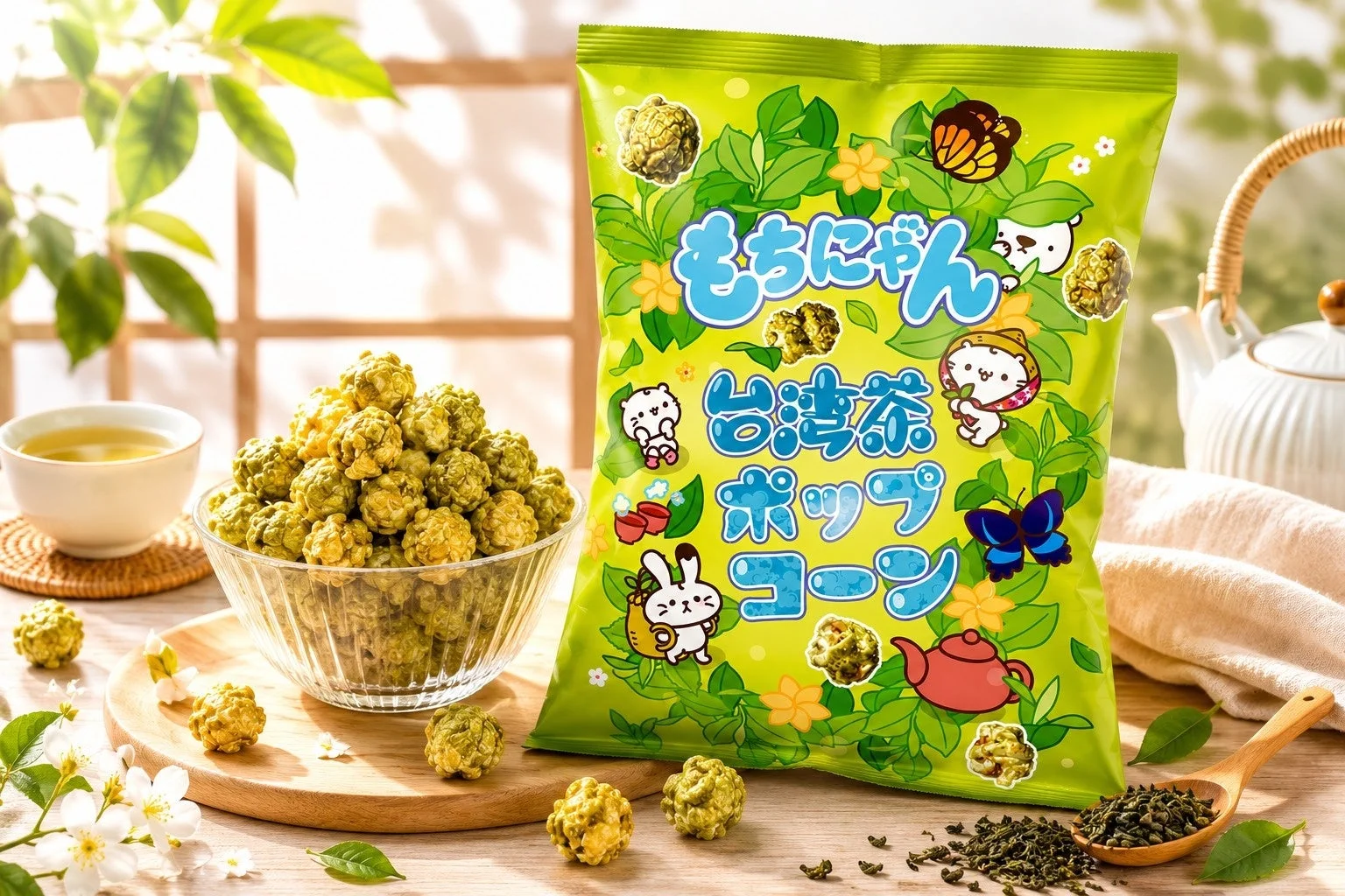 台湾茶ポップコーンのイメージ
