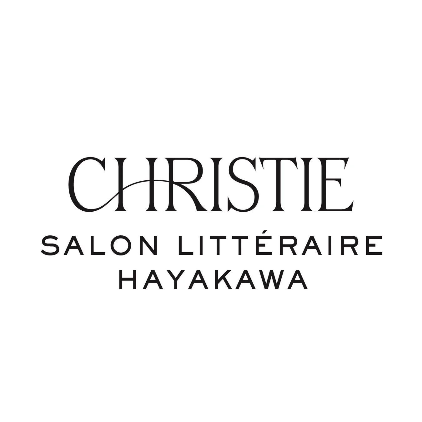「CHRISTIE SALON LITTÉRAIRE HAYAKAWA」という文字が書かれたロゴ画像