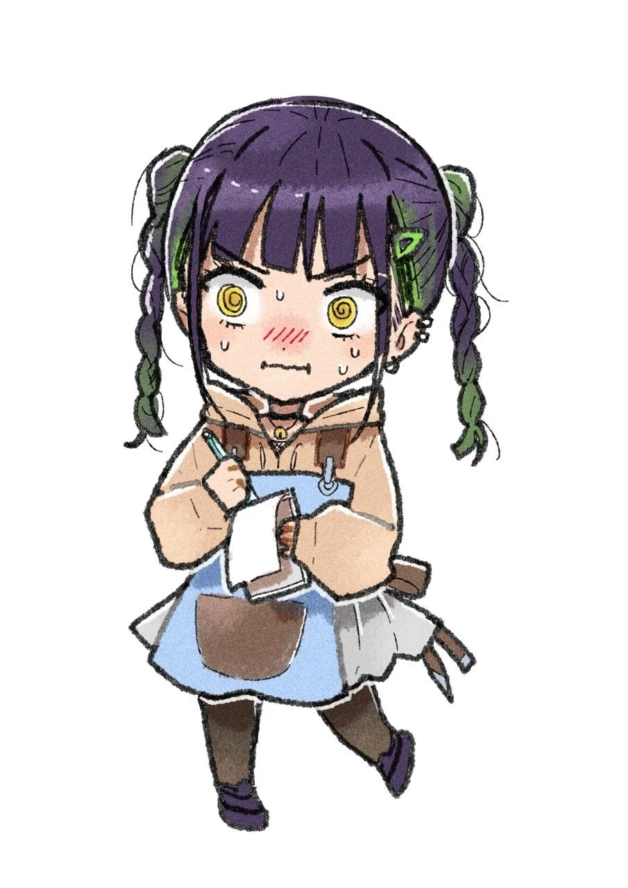 黒北鈴のちびキャライラスト3