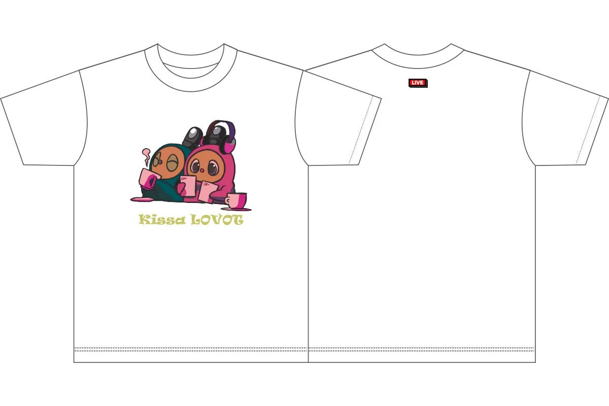 Tシャツ(ふたり(ホワイト))
