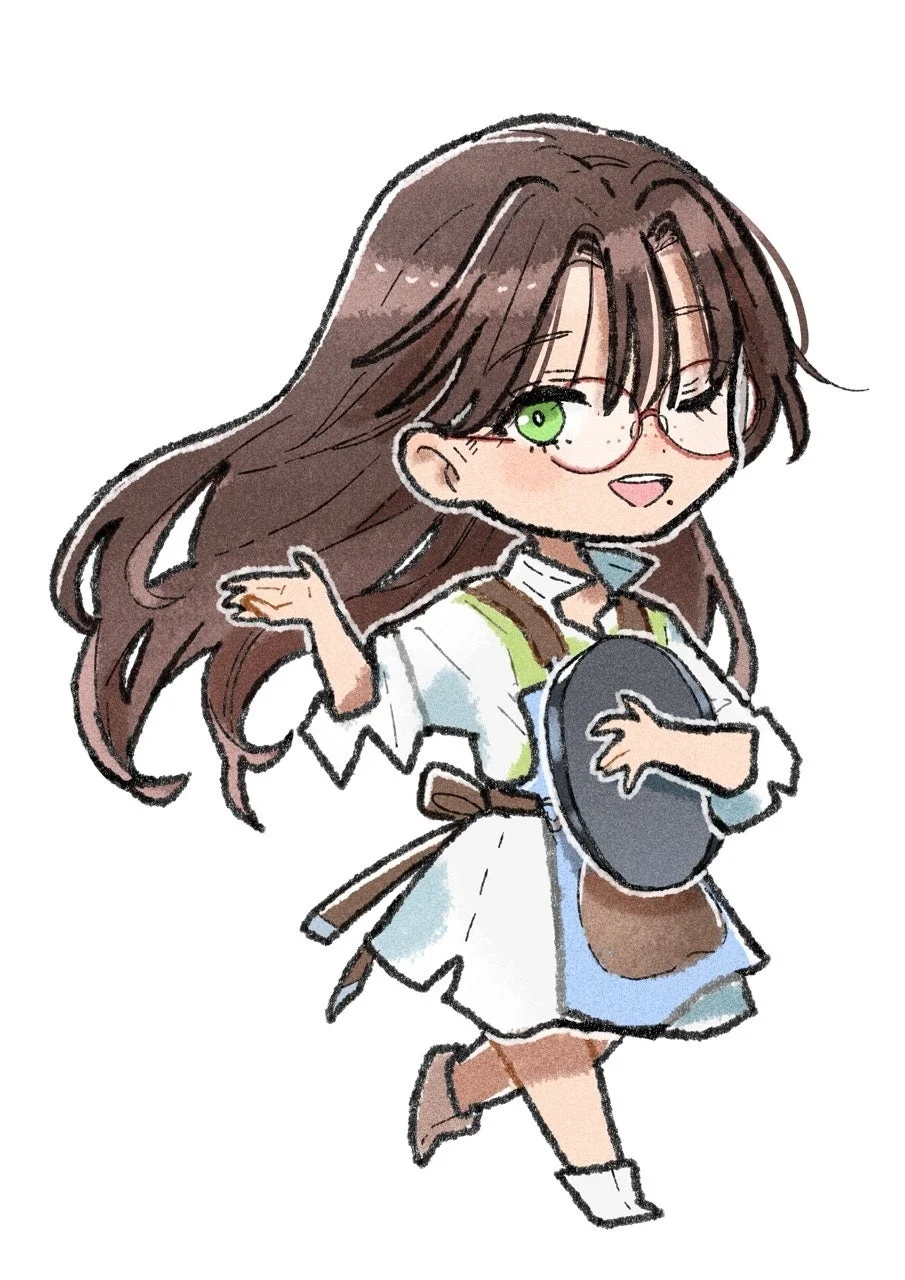 澤山志穂のちびキャライラスト1