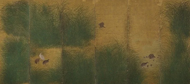 日本画の屏風