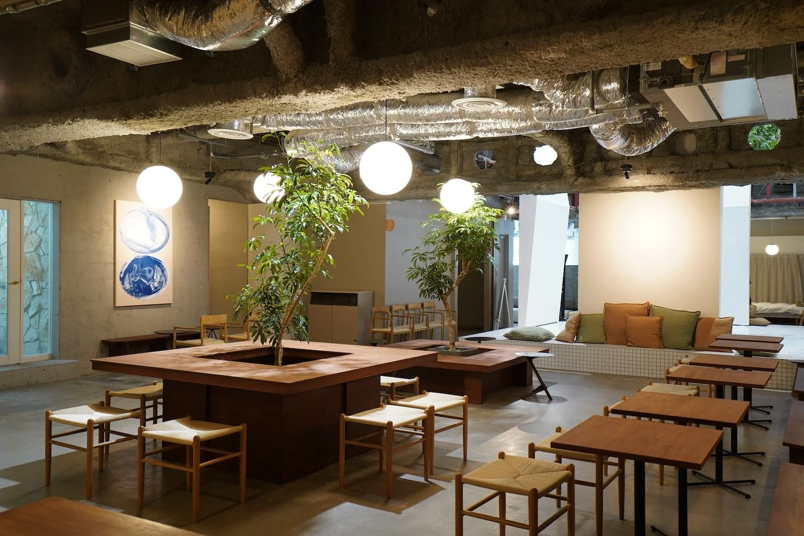 カフェの内部空間