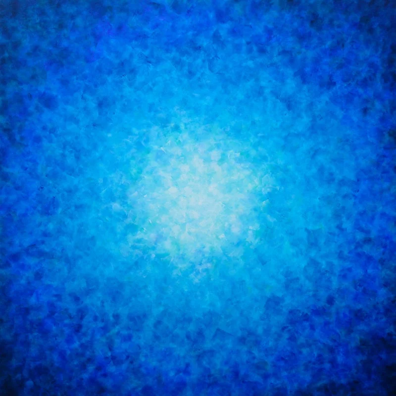青の抽象画