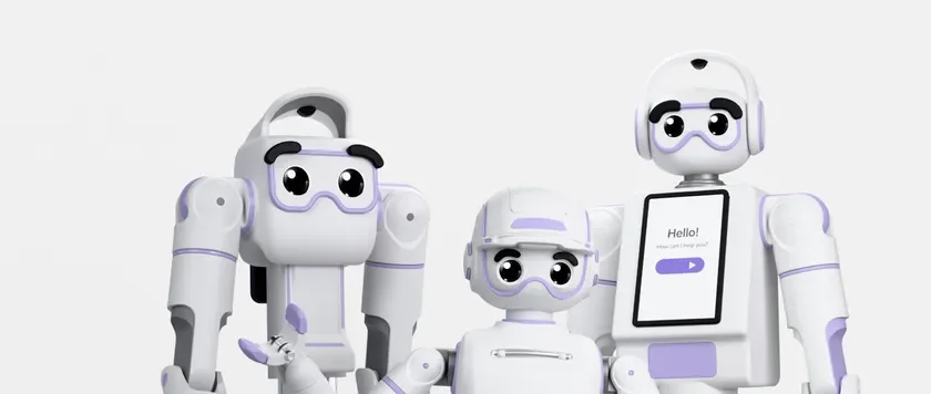 フレンドリーなロボットたち
