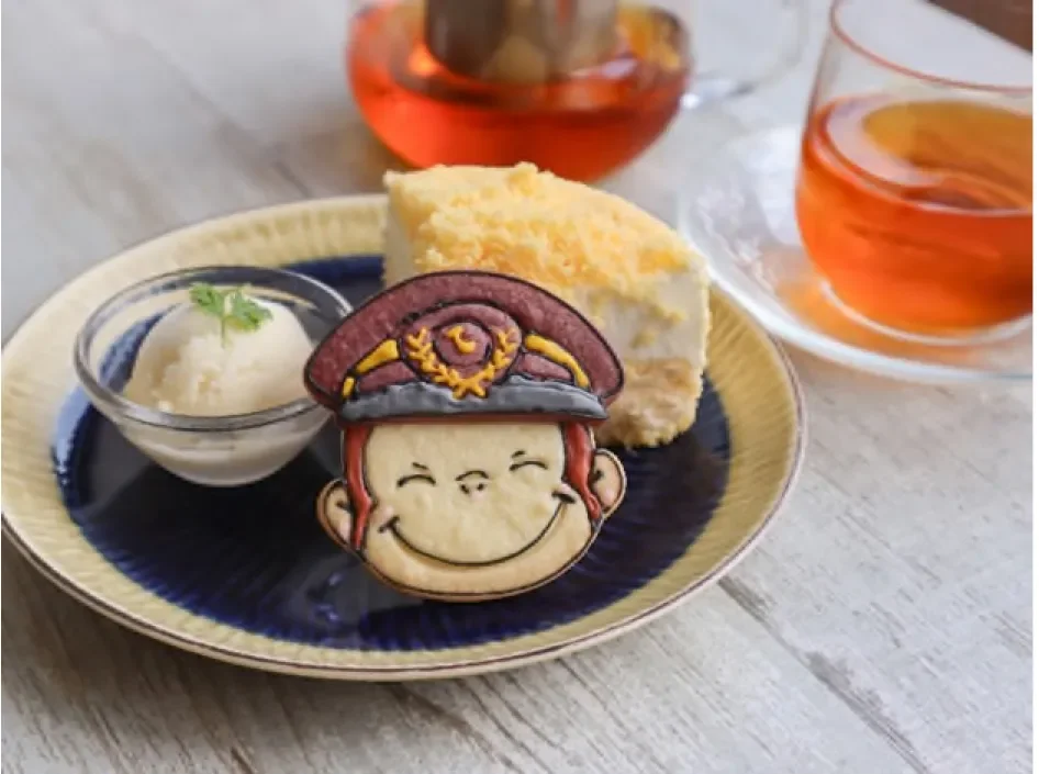 デザート,スイーツ,クッキー,チーズケーキ,アイスクリーム,紅茶,おさるのジョージ,カフェ,ティータイム,食べ物