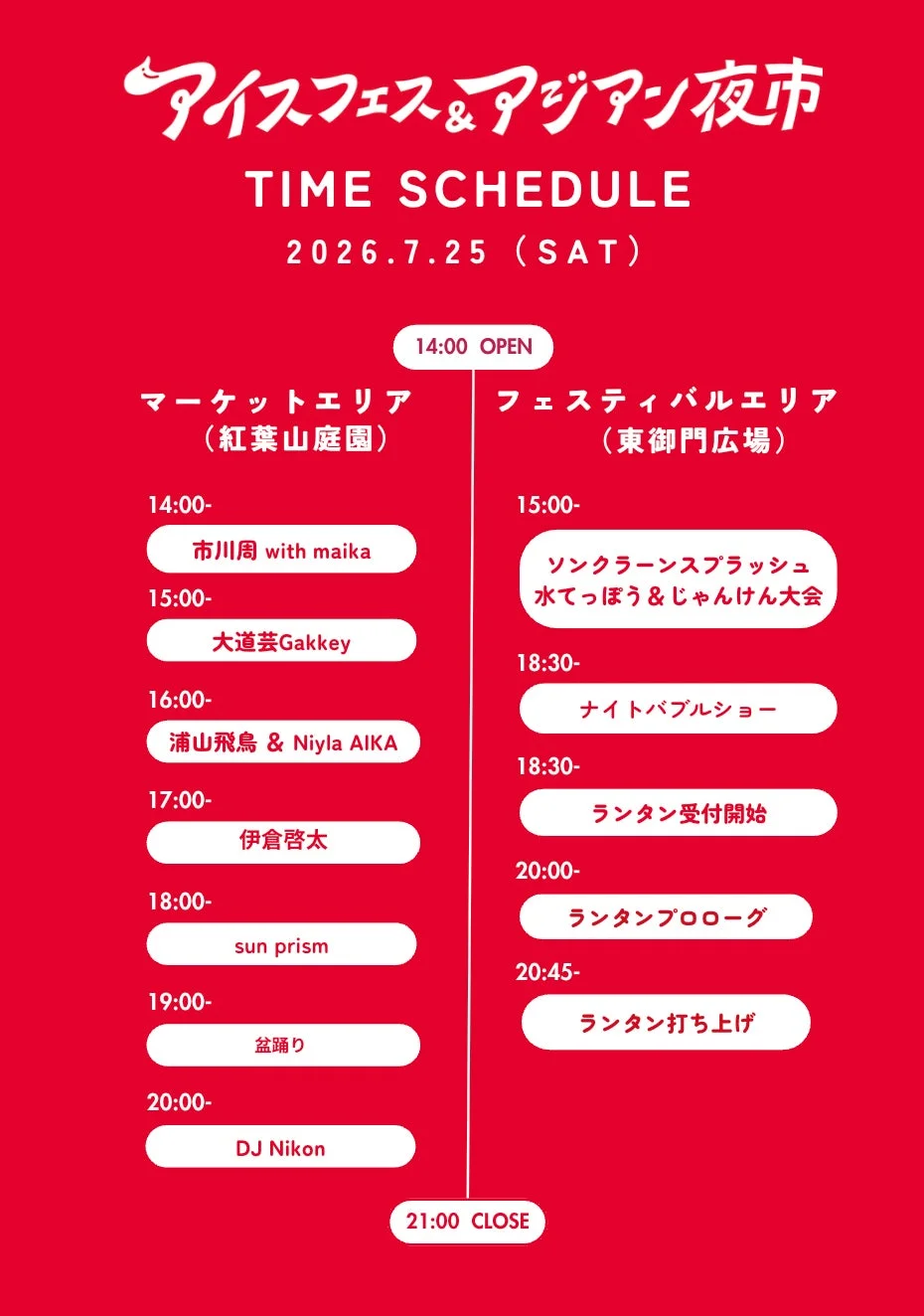 7月25日タイムスケジュール