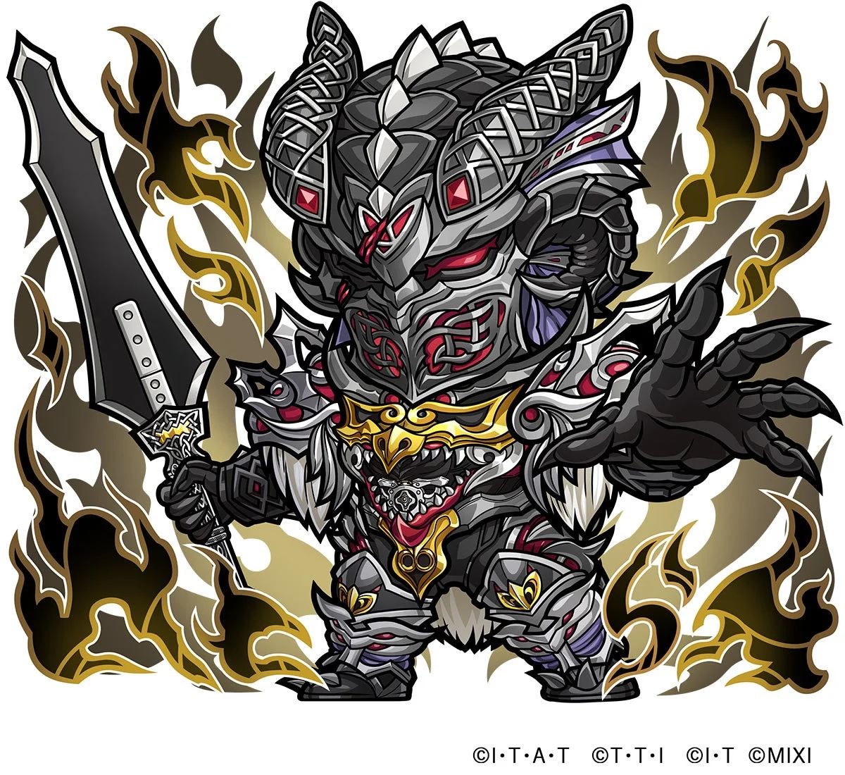 黒い鎧の怪物
