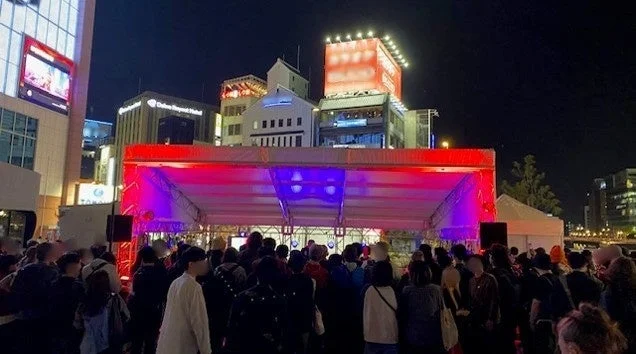 夜の屋外イベントイメージ