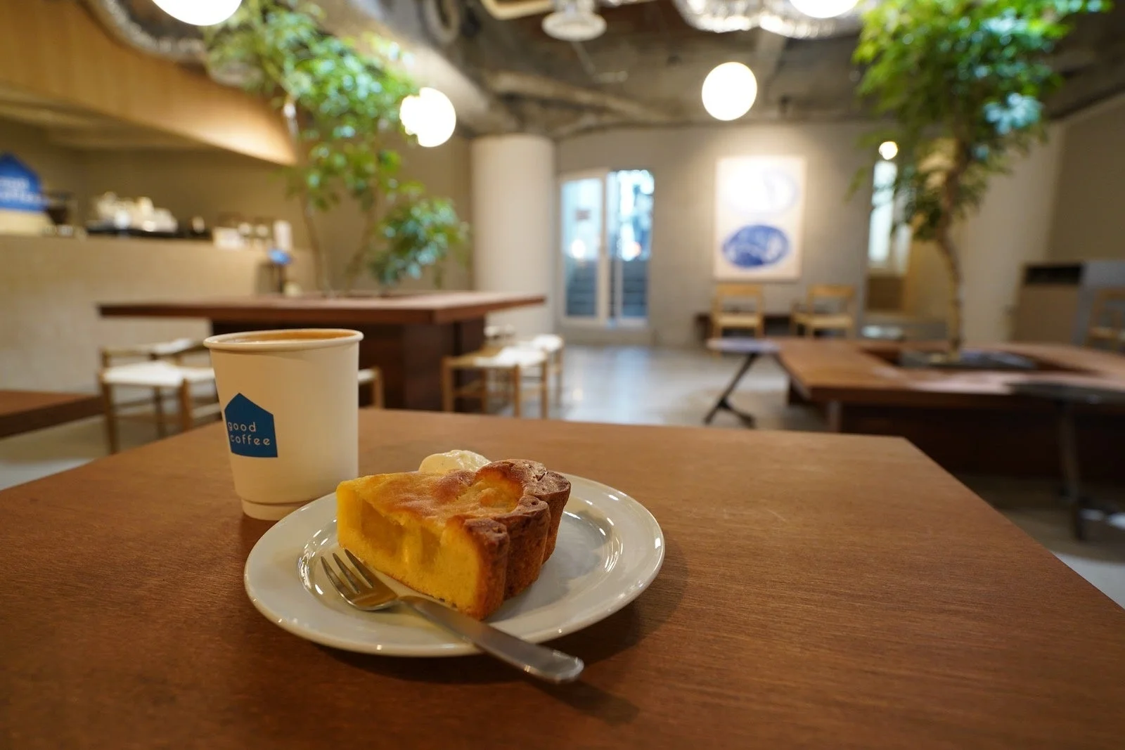 コーヒーとケーキ
