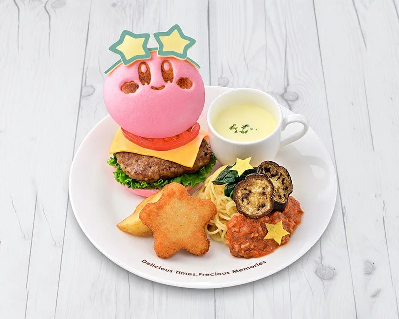 夏のカービィバーガー&ミートパスタ
