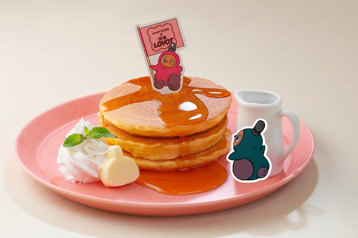米粉のホットケーキセット~プレーン~