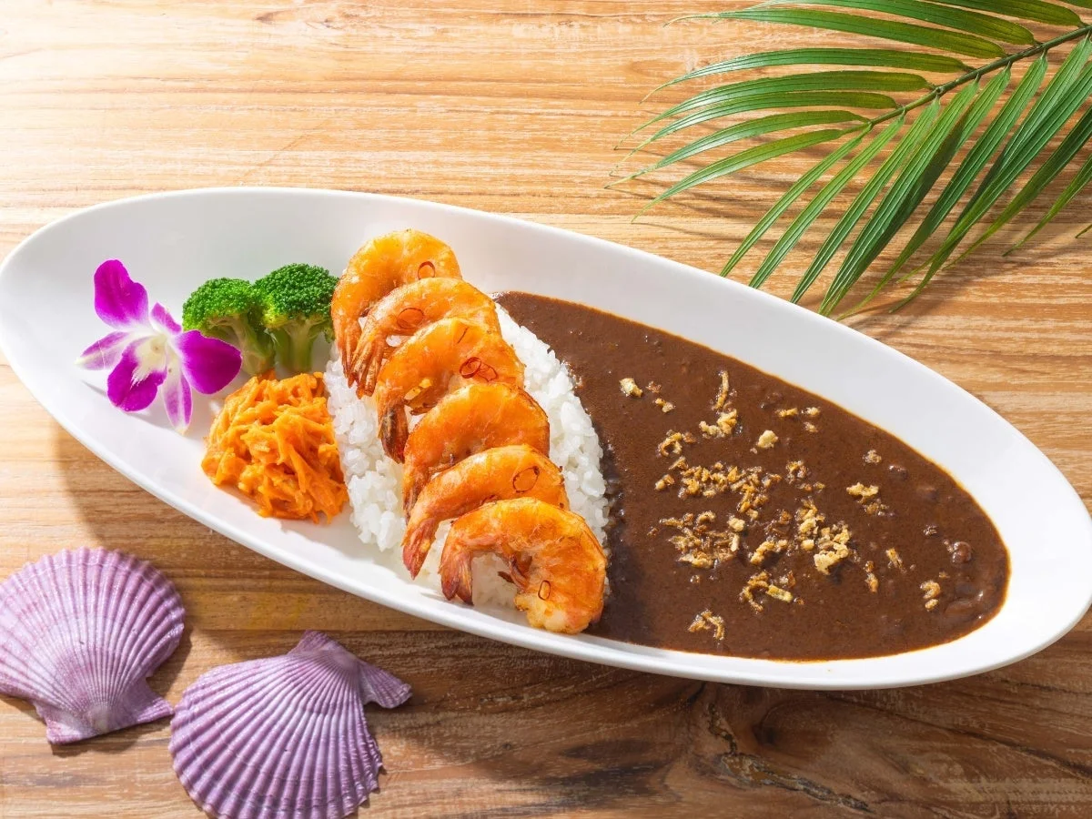 ハワイアンガーリックシュリンプカレー