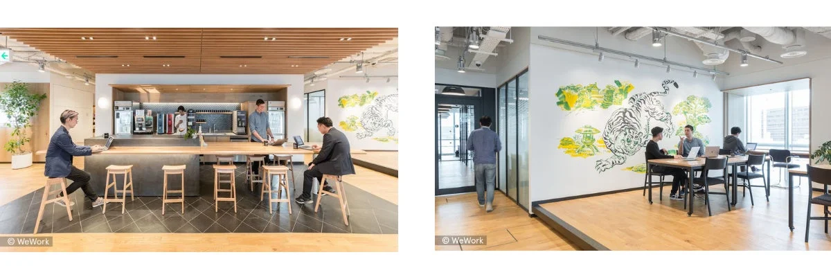 WeWorkオフィス風景