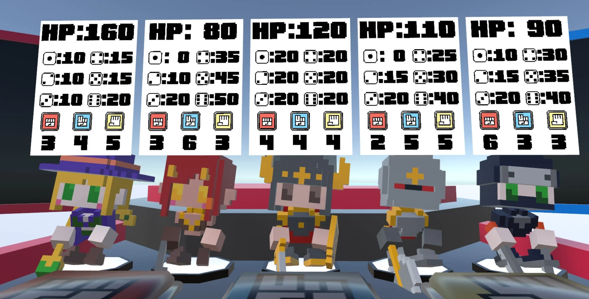 ゲーム画面のキャラクター