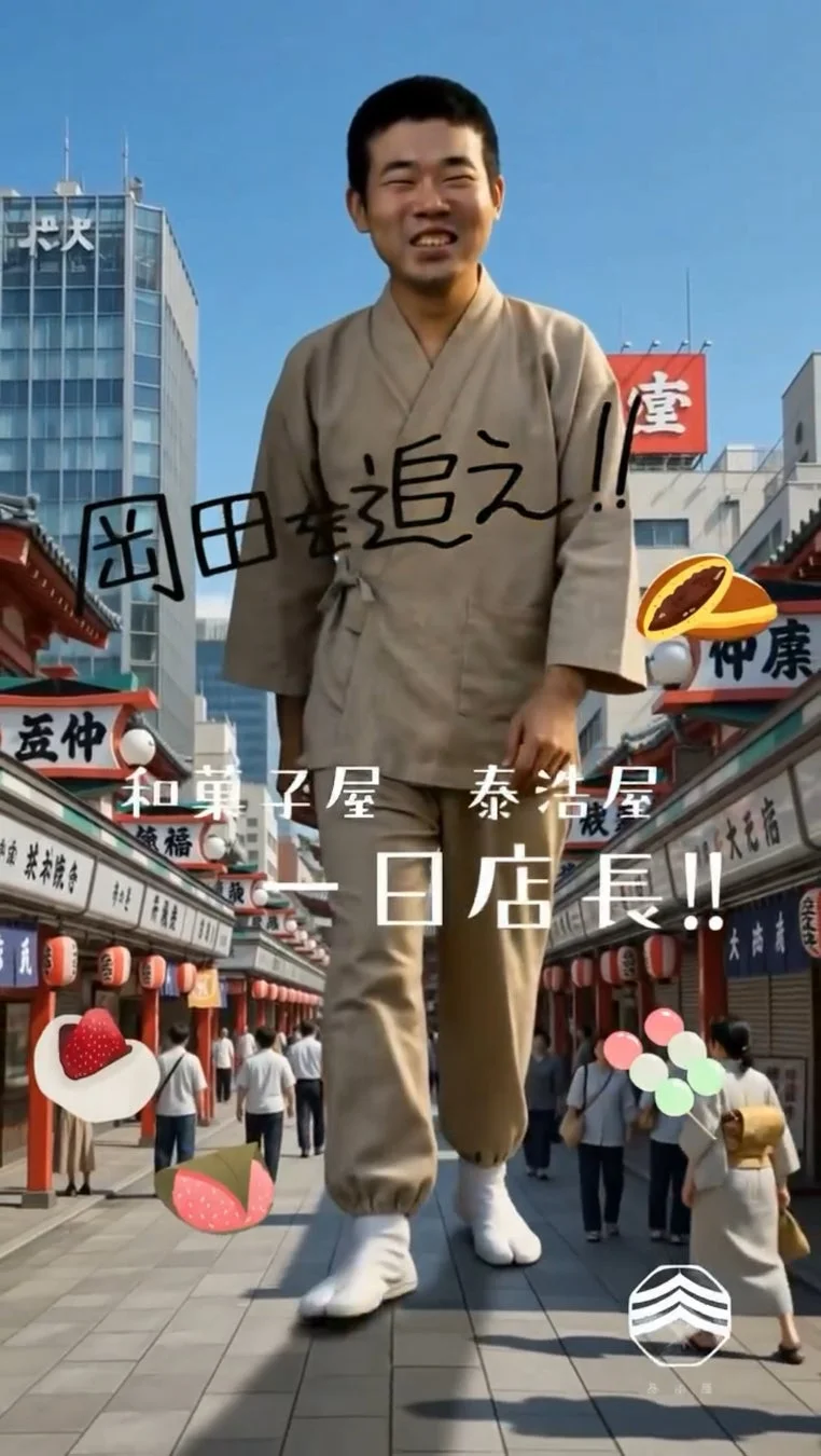 岡田を追え!! 岡ちゃん一日店長