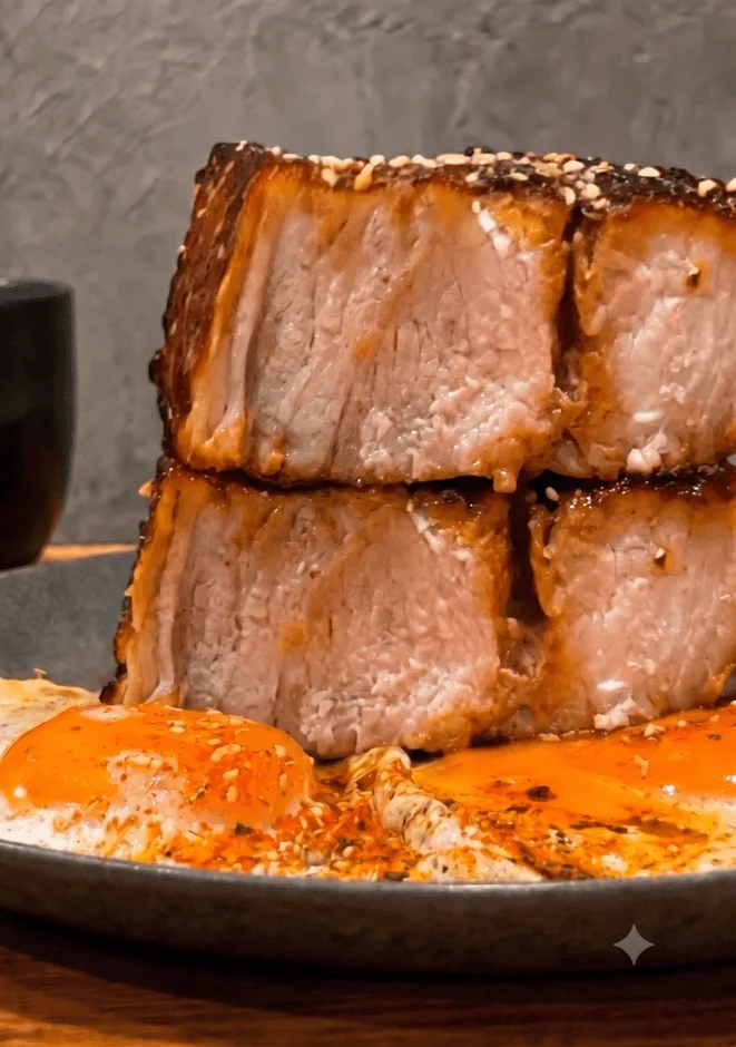 肉厚チャーシューエッグ