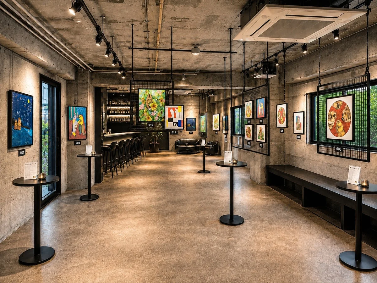 Art Lounge TSUBOMIの展示イメージ