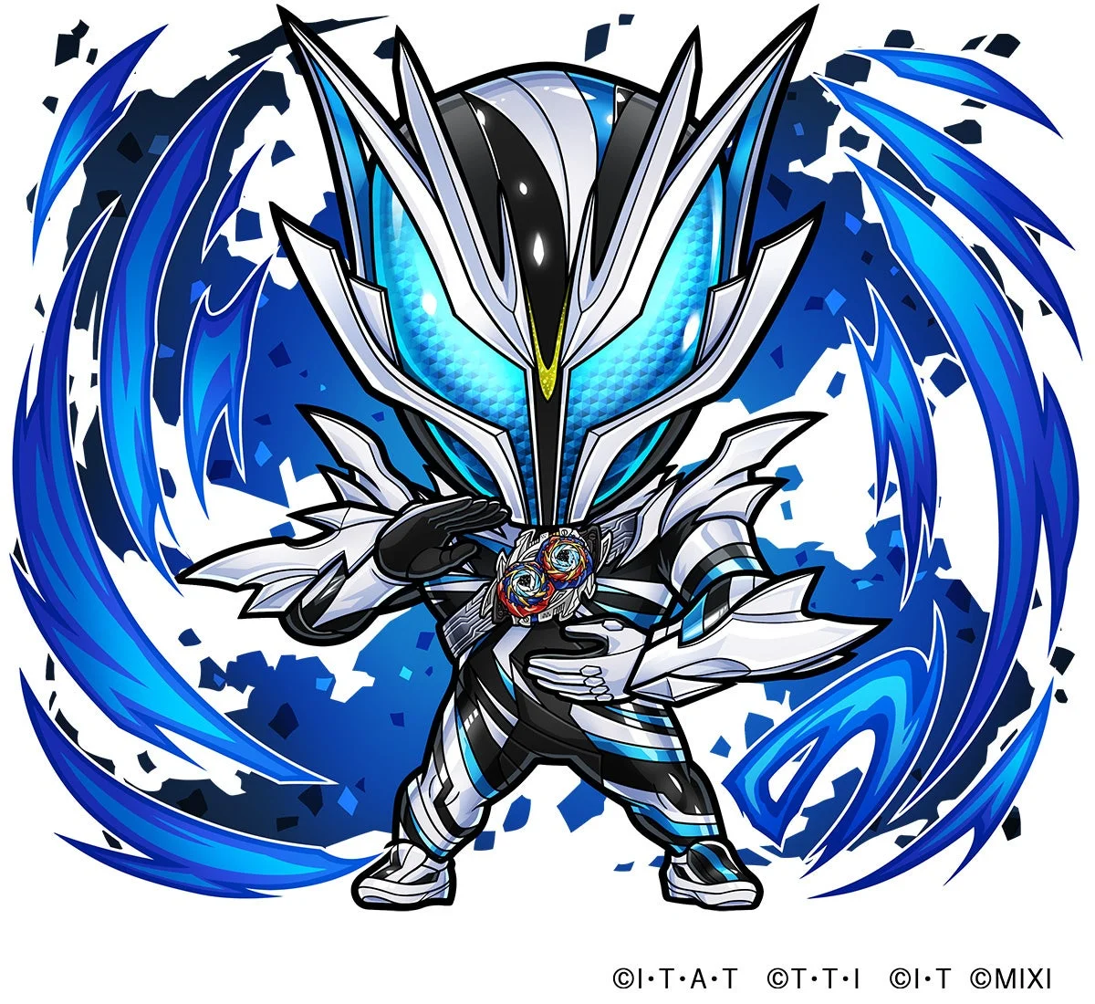 仮面ライダー(青と白)