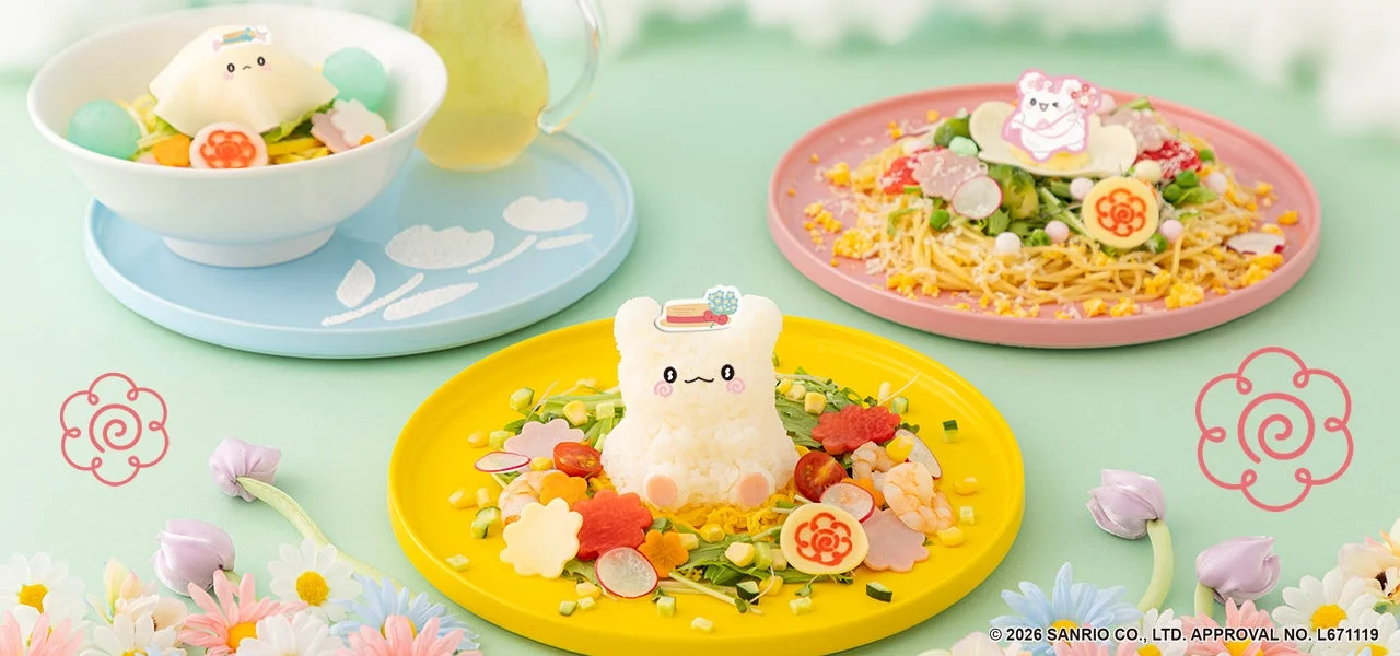 はなまるおばけのカフェメニュー全体イメージ