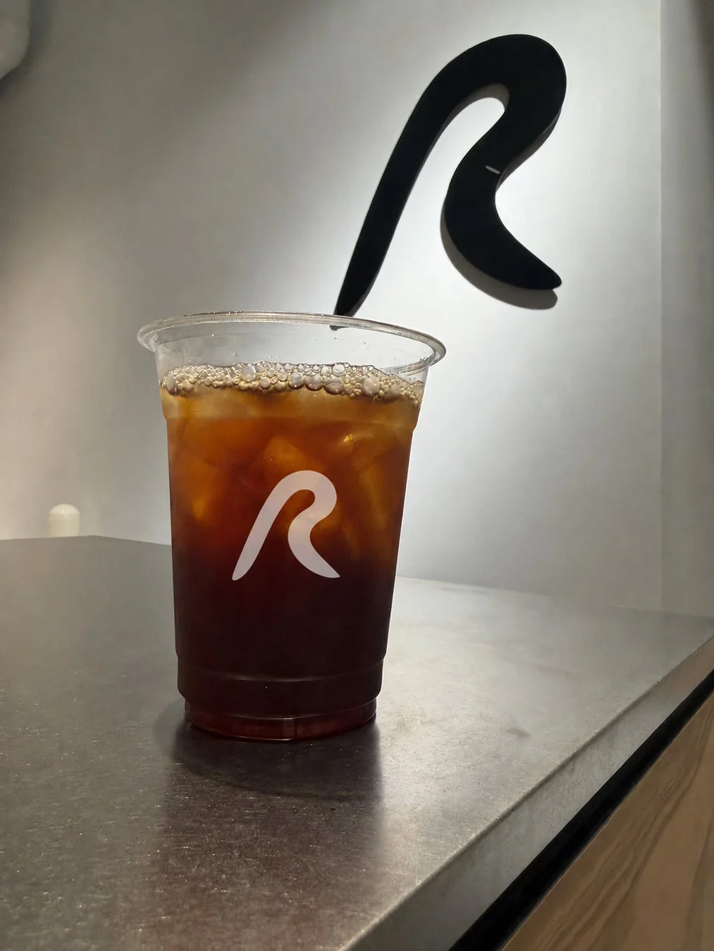 R COFFEEのアイスコーヒー