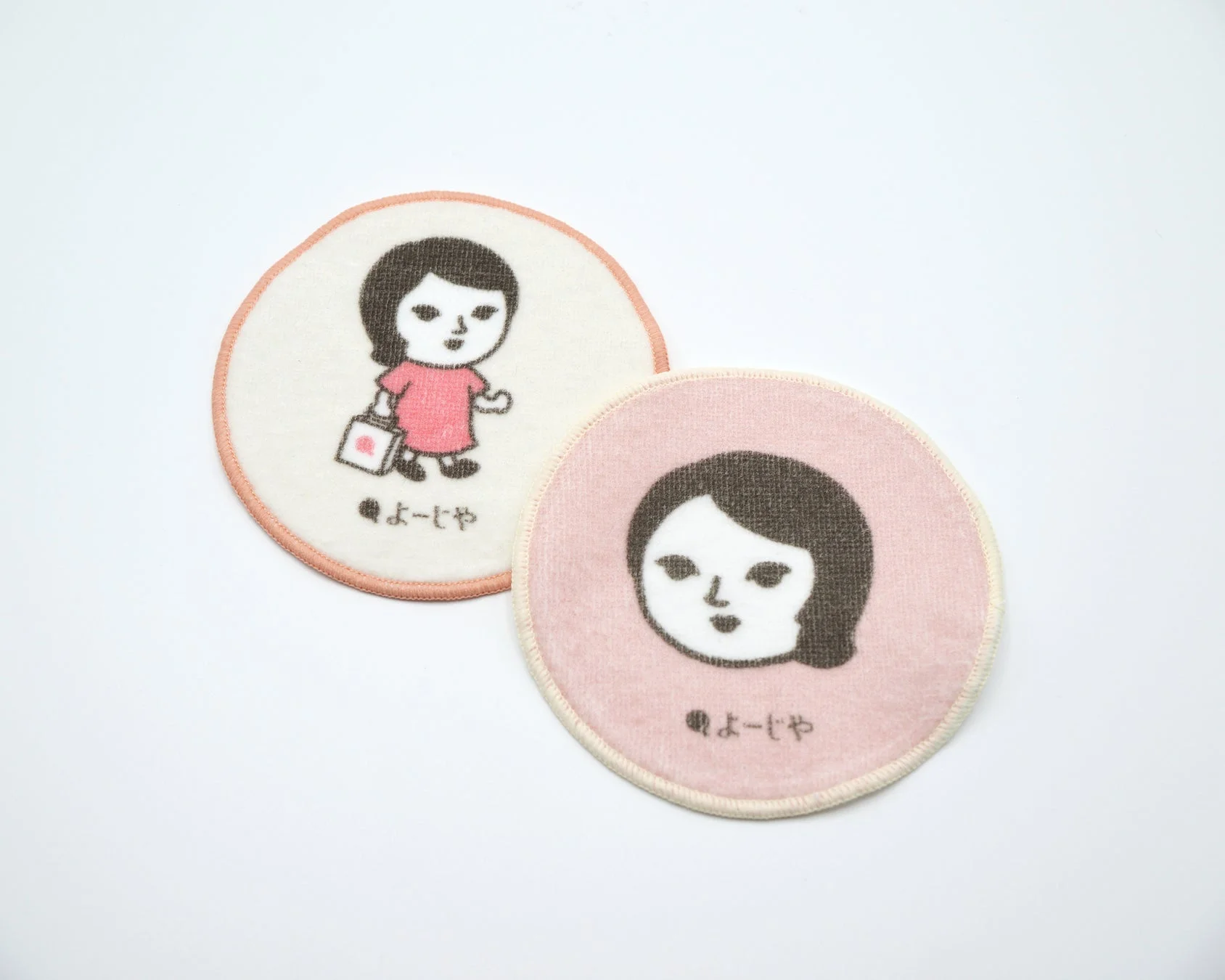よじこデザインのタオルコースターの画像