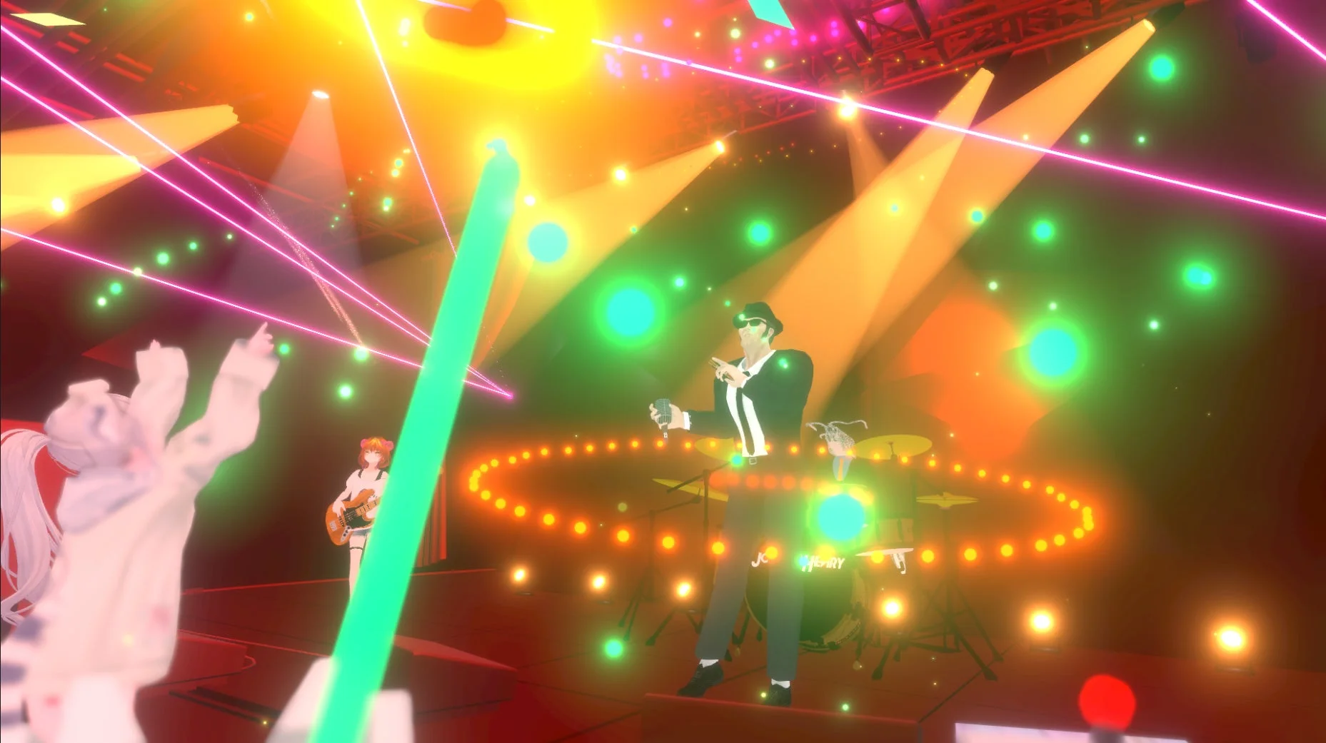 バーチャルライブの様子