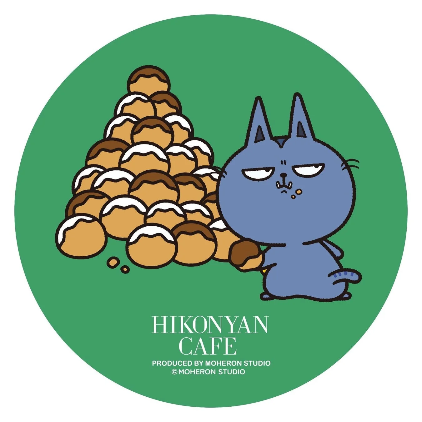 ひこにゃんカフェ オリジナルランダム缶バッジ デザイン5