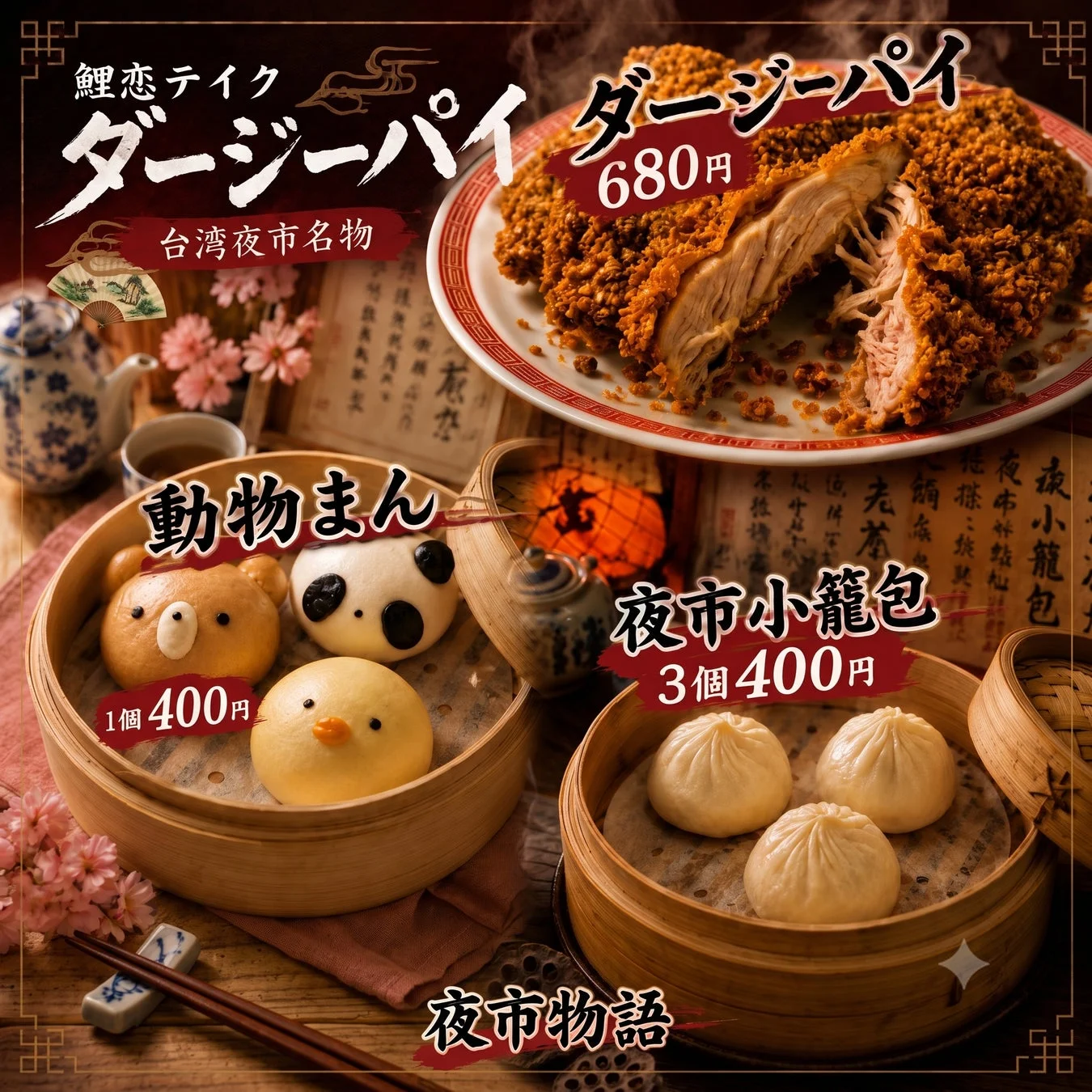 鯉恋テイクのメニュー