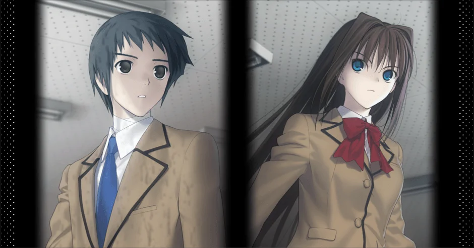 制服の男女