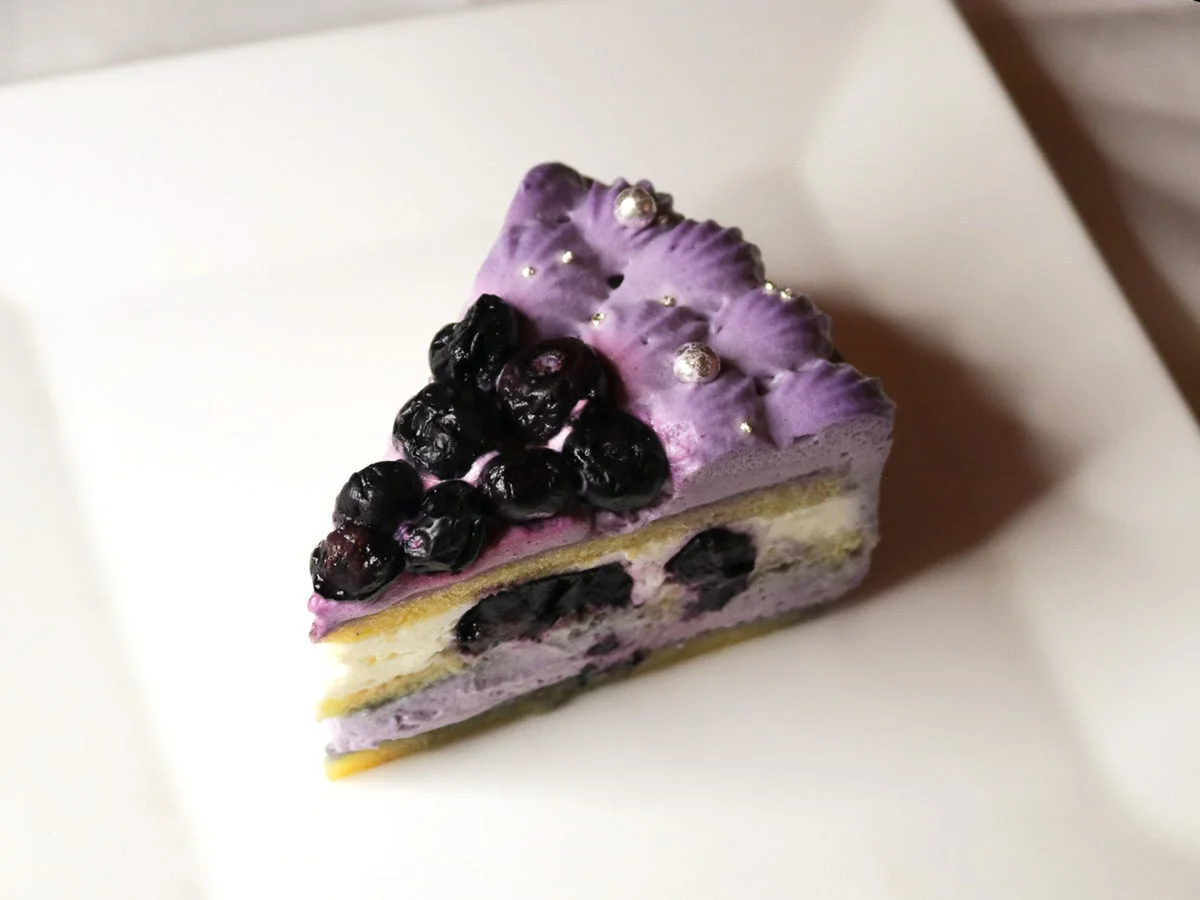 ブルーベリーのケーキ