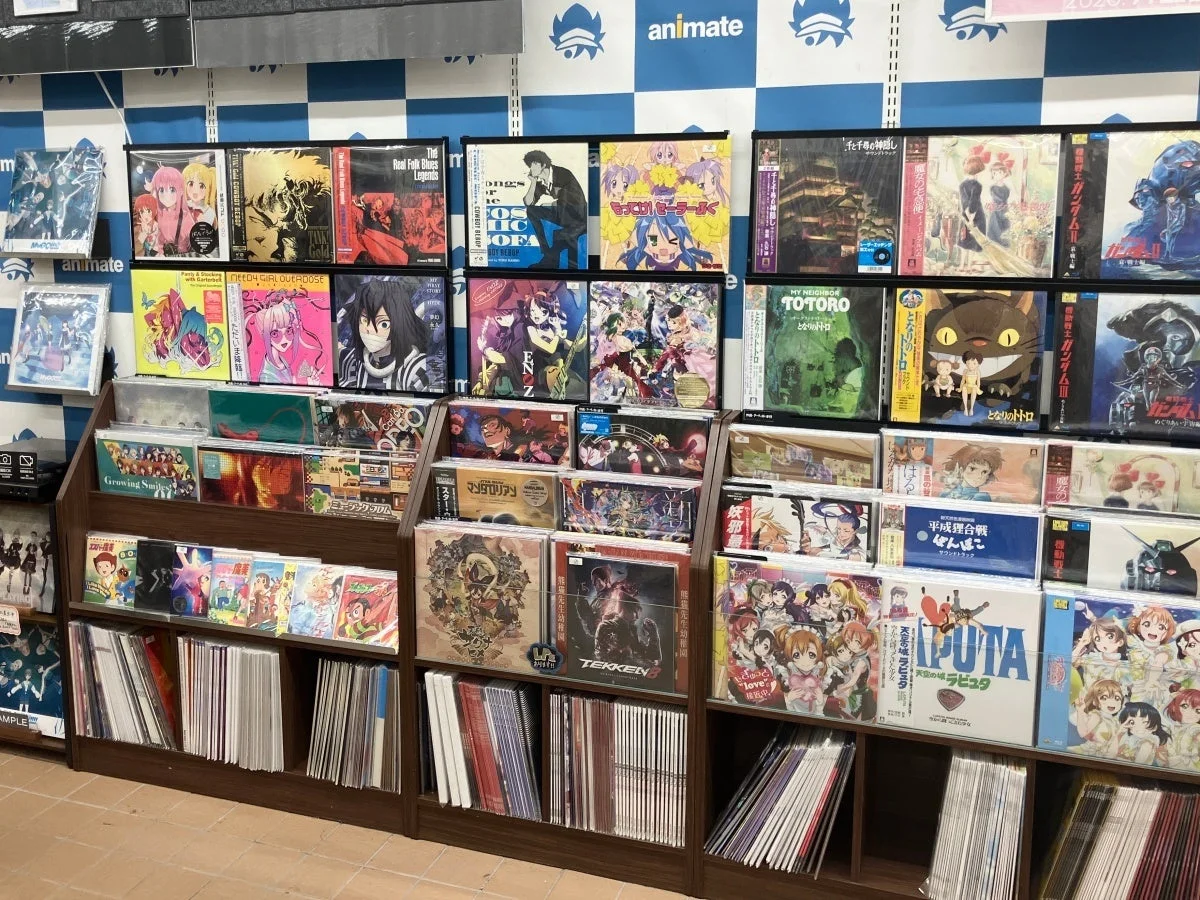アニメ関連のCDやレコード