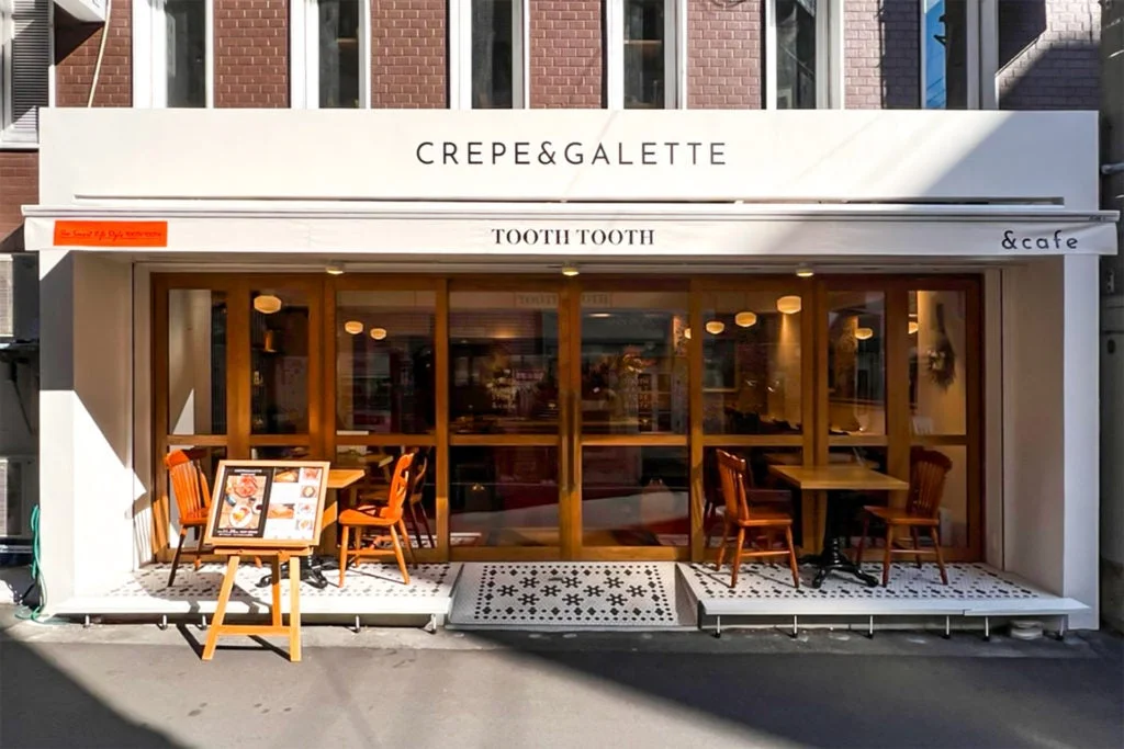 CREPE & GALETTE TOOTH TOOTHの店舗外観