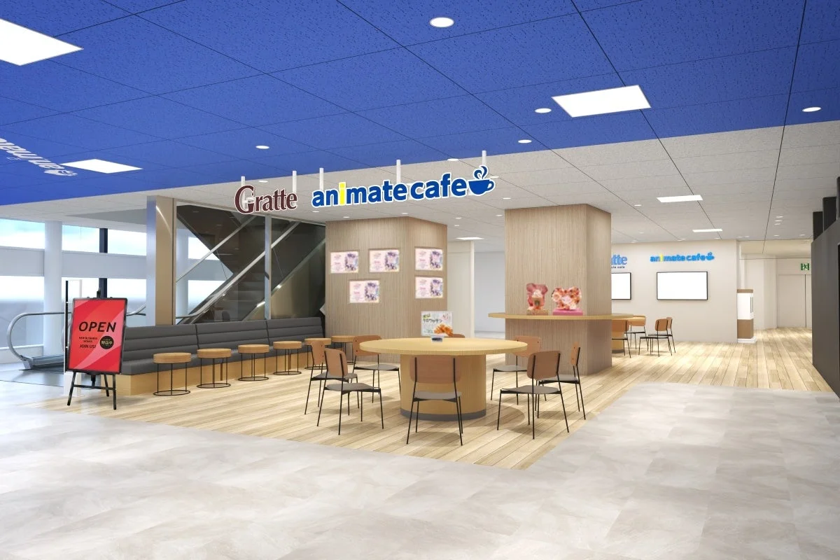 アニメイトカフェ内装イメージ