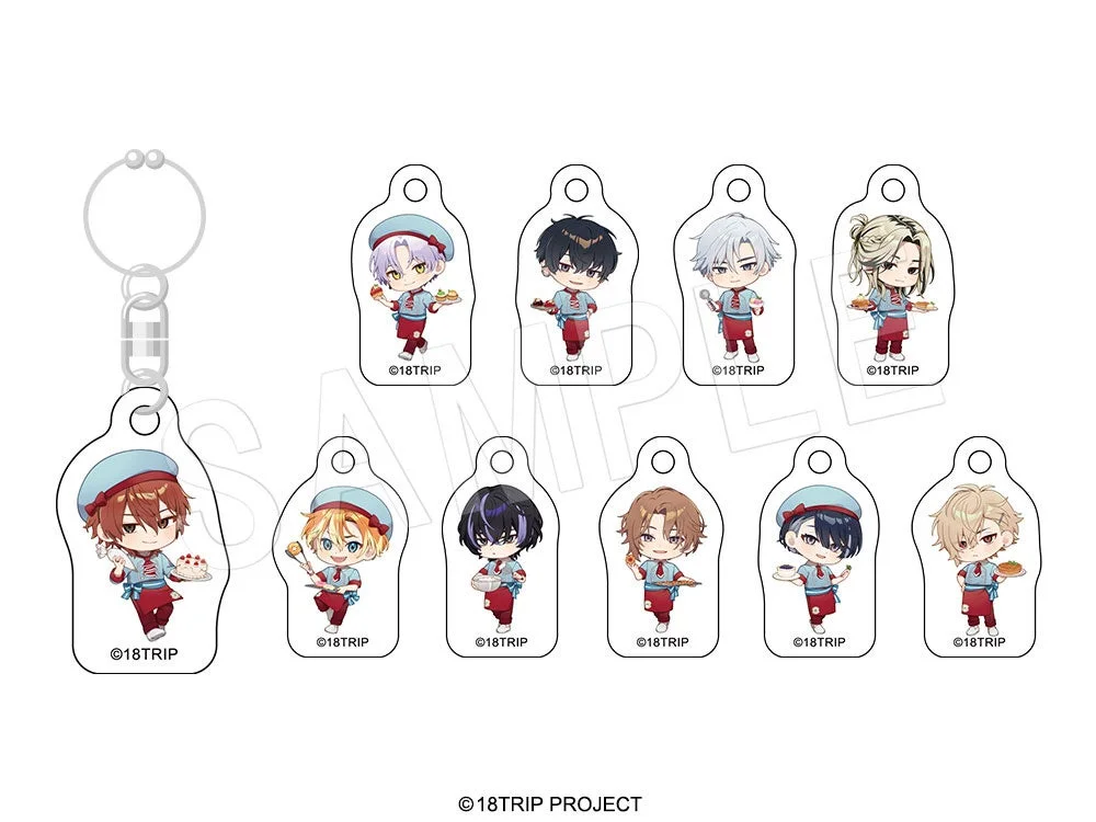 トレーディングアクリルグラスチャーム TypeA