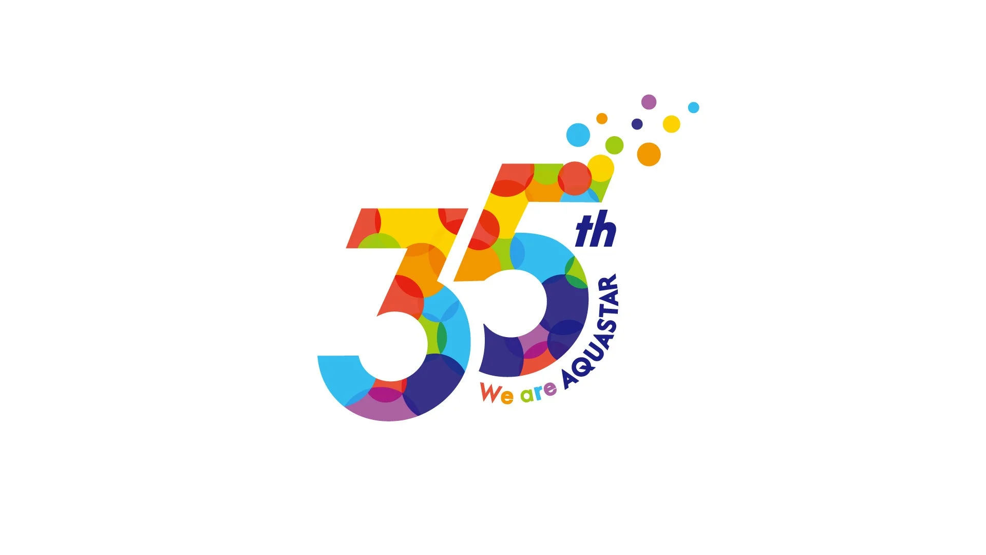 アクアスター35周年ロゴ
